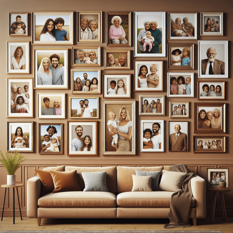 Creating a Personalized Family Photo Wall