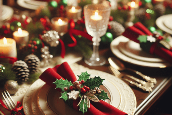 Craft Festive Christmas Napkin Rings for an Elegant Touch to Your Holiday Dinner Table