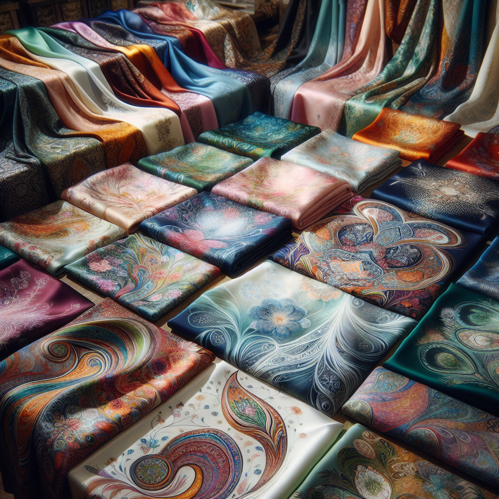 Hand-Painted Silk Scarves