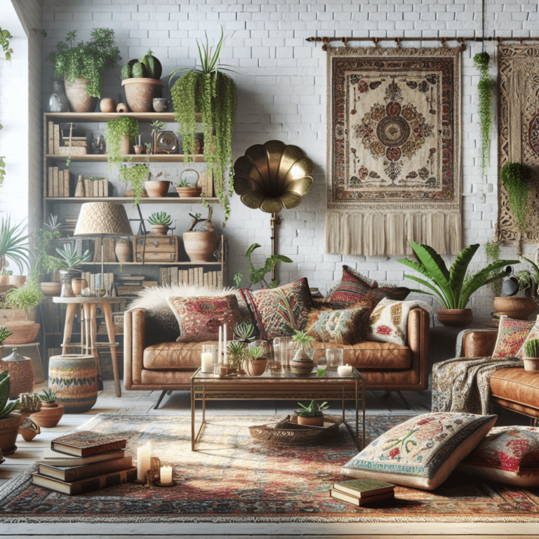 Designing a Bohemian Oasis in Your Living Room